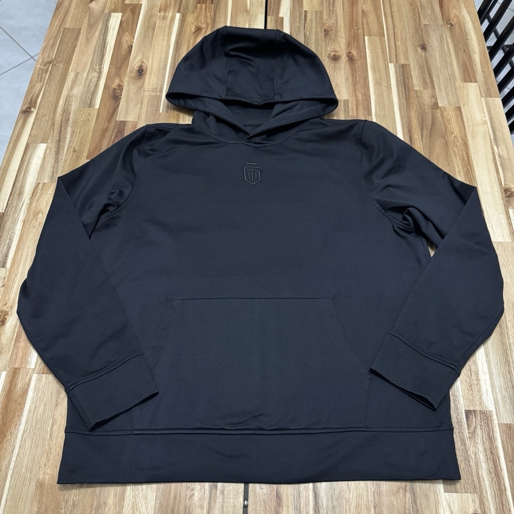 Greatness Wins Hoodie Mens L Black Pullover Derek Jeter Performance Stretch Tech